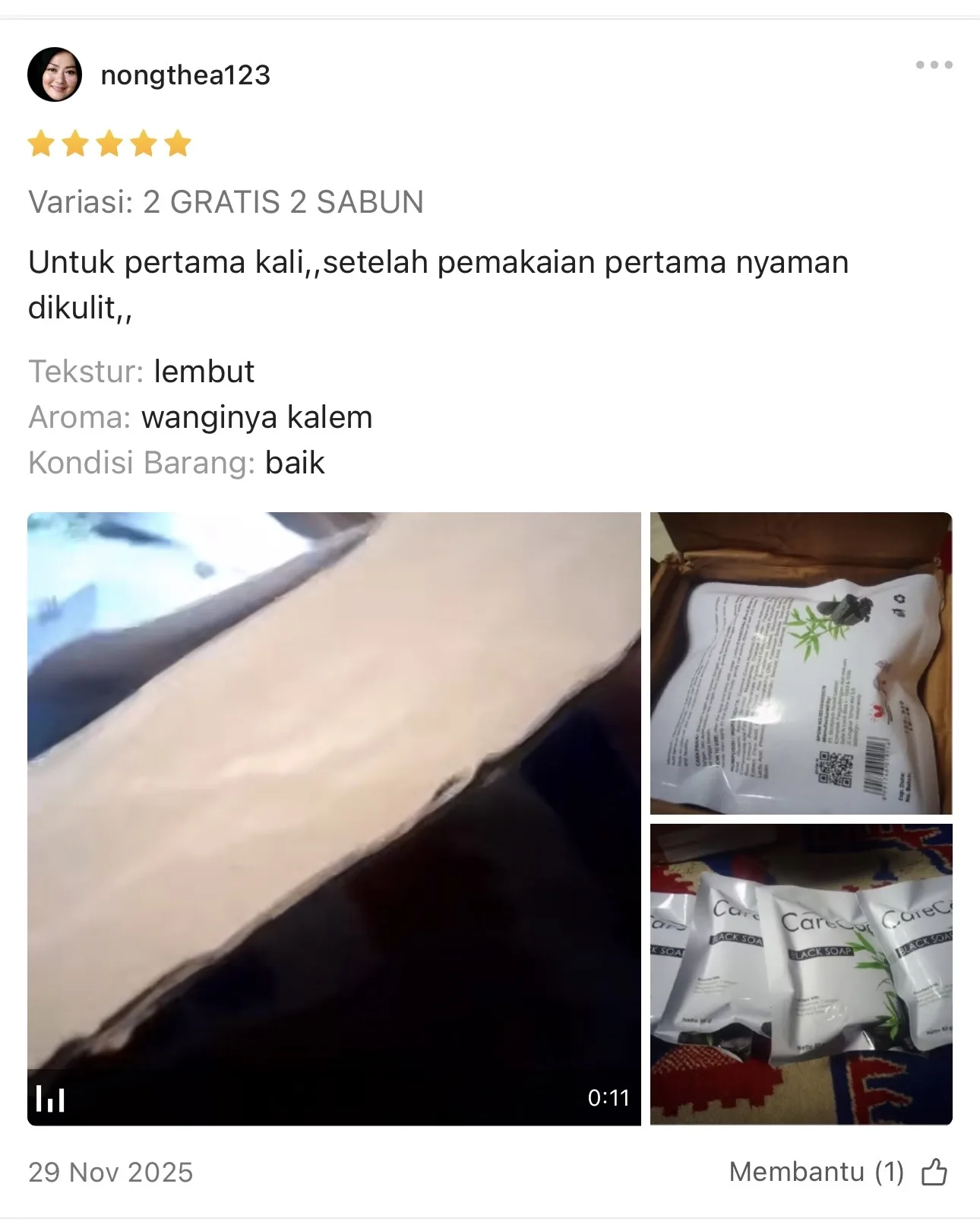 Testimoni pelanggan CARECOAL 5